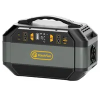 Flashfish P56 Portable Power Station, 288.6Wh/78000mAh Battery Pack Solar Generator, 330W AC Output, 600W Peak Output,  230V Pure Sine Wave, 9 Outlets, LED Display