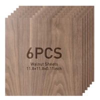 Mecpow AS3 300*300*3mm Walnut Sheets - 6pcs