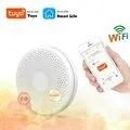 2 in 1 Version WiFi Function Tuya And Smart Life Smoke Detector Sensor and Carbon Monoxide Co Gas Detector Smoke Fire Sound Alarm
