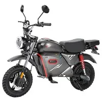 Y18 Electric Motorcycle, 2000W Motor, 48V 20Ah Battery, 55km/h Max Speed, 90km Range, 15"×3.0" All-Terrain Tires, 150kg Max Load, Dual Damping & Disc Brake