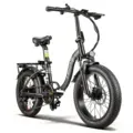 EU DIRECT EBYCCO S1 Electric Bike,36V 10_4AH Battery,250W Motor,Recommended Top Speed 25KM or H,Lockable Front Suspension,Dual Disc Brakes,20+3_0inch Tires,30 50KM Max Range,150KG Max Load,Electric Bicycle