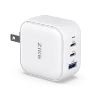 ZIKE Z265B 66W GaN USB-C 3 Ports Wall Charger