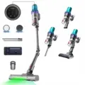 [EU Direct] BlitzHome® BH-AW10 Flex Cordless Stick Vacuum Cleaner,180° Bendable Wand, 35Kpa Suction, Up To 50Min Runtime, 7-Layer System, for Carpets, Hard Floors, Pet Hair, Car Seats