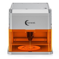 Carverall A1Pro 10W Laser Engraver, 455nm Blue Laser, 12000mm/min Speed, 0.01mm Precision, 100×100mm Working Area, Class 1 Fully Enclosed Safety Design, WiFi & USB Connectivity, Compatible with LightBurn & CutLabX