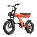 EU DIRECT JANSNO X90 Y Electric Bike Front and Rear Shock Absorbers 48V 25AH Battery 750W Motor Recommended Top Speed 25KM or H 16+4_0inch Tires 45KM Max Mileage 150KG Max Load Electric Bicycle