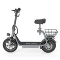 EU DIRECT NANROBOT M5PRO Electric Scooter w or Seat and Basket,48V 10_4Ah Battery,750W Motor,Recommended Top Speed 25KM or H,Dual Disc Brakes,Front Fork Suspension,12inch Tires,40KM Max Range,120kg Max Load,Folding E Scooter