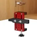 Cabinet Door Mounting Jig Aluminum Alloy Installation Positioner Cabinet Hardware Jig For Framed Frameless Cabinets 10 60mm Thickness