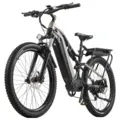 EU Direct BURCHDA B27 Electric Bike 48V 20AH Battery 1000W Motor Recommended Top Speed 25KM or H 9 Speed Transmission 26inch Tires 80 90KM Max Mileage Range 180KG Max Load Mountain Electric Bicycle