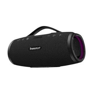 Tronsmart Mirtune S100 Portable Outdoor Speaker, Customizable EQ, 50W Output, 20 Hours of Playtime, IPX7 Waterproof, Retractable Handle - Black