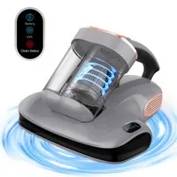 Refurbished JIGOO S100 Cordless Mattress Vacuum Cleaner, Dual-Cup Filtration, 10000Pa Suction, 150W Brushless Motor, 80,000/min Tapping, UV-C & 55°C Hot Air Sterilisation