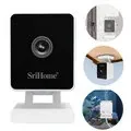 1 or 2 or 3 or 4Pcs Srihome SH057 4MP HD Security Camera Dual Band WiFi 5GHz AI Human Detection Two Way Audio Night Vision Easy Installation Window Camera for Home Safety