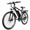 EU Direct HEADEER BK1350 Electric Bike,48V 15AH Battery,500W Motor,Recommended Top Speed 25KM or H,Dual Mechanical Disc Brakes,26inch Tires,65 80KM Max Range,150KG Max Load,Electric Bicycle