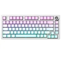 LEOBOG Hi75C Pro Tri-Mode Wireless Mechanical Keyboard, 75% Layout, Aluminum Case, Gasket Mount, Hot-Swappable, RGB Backlit, Knob Control, 4000mAh Battery