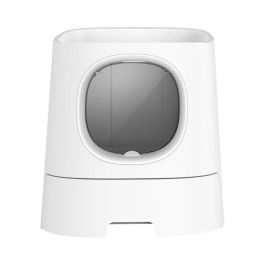 Homen Smart Odor-Detergent Cat Litter Box: Extra Large Space, Smart Odor Determination, Connects to Mi Home App