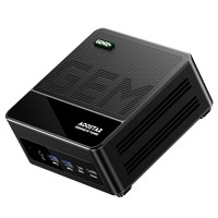 AOOSTAR GEM12+ Mini PC Barebone (No RAM No SSD), AMD Ryzen 7 Pro 8845HS 8 Core Max 5.1GHz, HDMI2.1 + DP1.4+ USB4 + Type-C 4K Four Screen Display, WiFi 6 Bluetooth 5.2, 2*2.5G LAN, 2*USB3.2, 2*USB2.0, 1*Oculink