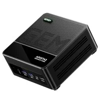 AOOSTAR GEM12+ Mini PC Barebone (No RAM No SSD), AMD Ryzen 7 Pro 8845HS 8 Core Max 5.1GHz, HDMI2.1 + DP1.4+ USB4 + Type-C 4K Four Screen Display, WiFi 6 Bluetooth 5.2, 2*2.5G LAN, 2*USB3.2, 2*USB2.0, 1*Oculink
