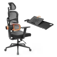 NEWTRAL NT001 Ergonomic Chair + Detachable Workstation Desktop, Black