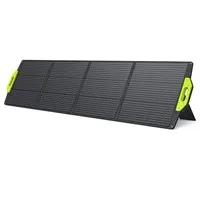 FOSSiBOT SP200 200W Foldable Solar Panel, 23.4% High Cell Efficiency, ETFE Coating, Adjustable Kickstands for Home, RV, Camping, Blackout - Green