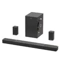 [EU Direct] ULTIMEA Skywave F40 Boom 460W 5.1.2CH Soundbar with 2 Surround Speakers Built-in 6.5 Inch Wired Subwoofer SurroundX&BassMX Technology HD eARC Smart APP Control Compact bluetooth 5.4 Speaker Soundbar Subwoofer