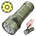 Astrolux MF09 9+ XHP50_2 LED 26000LM 600M High Lumen Flashlight With TEC Active Cooling System + Fan,46950 Battery,Removable Handle,Ultra bright Long Range Strong LED Torch Perfect For Outdoor Searching Camping Heavy Duty