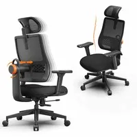NEWTRAL MAGICH003 Ergonomic Chair, Auto-Following Backrest, Adaptive Lower Back Support, Adjustable Headrest Seat Depth, 3D Armrest Recliner, 3 Positions to Lock