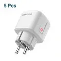 [5 Pcs] BlitzWolf® BW-SHP15 Zigbee 3.0 16A 3680W Smart Plug Wireless Power Socket Outlet EU Plug APP Remote Control / Voice Control / Multiple Timer Modes Compatible With Amazon Alexa / Google Assistant