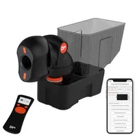 PONGBOT Nova S Pro Portable Table Tennis Serving Robot, 264+ Training Drills, 15m/s Ball Speed, 9 Spin Types, 150-Ball Capacity, App & Remote Control