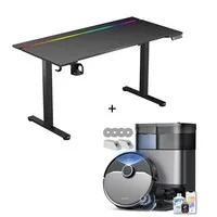 Ultenic MX50 Robot Vacuum and Mop + ACGAM JSD5-A1-02 Height Adjustable Electric Desk