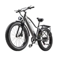 EU DIRECT BURCHDA RX20 Electric Bike 48V 20AH Battery 1000W Motor Recommended Top Speed 25KM or H 26+4_0inch Tires 60 70KM Max Mileage 120KG Max Load Snowfield Electric Bicycle