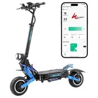 Halo Knight T108 Pro Electric Scooter, 2*3000W Motor, 60V 38.4Ah Battery, 11-inch Tires, 95km/h Max Speed, 80km Range, Dual Hydraulic Brakes, Front & Rear Spring Suspension