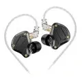 KZ ZS10 PRO 2 Earbuds 3.5mm Wired Earphone 10mm Internal Magnetic Dynamic Driver+Dual 31736 Balanced Armature Drivers HiFi 3-Way Crossover Technology 4-level Custom Tuning Switch Headphone Monitor In-ear Headphones