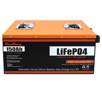 Cloudenergy 24V 150Ah LiFePO4 Battery Pack, 3840Wh Energy, 6000+ Cycles, Built-in 100A BMS