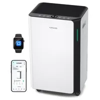 HUMILABS 20L Dehumidifier, Wi-Fi & App Control, 24H Timer, 4.5L Water Tank & Drain Hose, 3 Modes, Coverage Area 60㎡