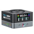GaN Tech Bakeey WLX R8A 200W 9 in 1 Desktop Charger Station with Digital Display 2USB A+6Type C+Magetic Wireless Charging Pad Support PD3_1 Fast Charging Charger Adapter EU Plug for iPhone 17 17 Pro 16 Pro Max 15 14 for Huawei Mate XTs for OPPO