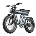 EU Direct YYG ZM21 Electric Bike 48V 20AH Battery 1200W Motor Recommended Top Speed 25KM or H 20+4_0inch Double Oil Brake 55 65KM Max Mileage 150KG Max Load Electric Bicycle