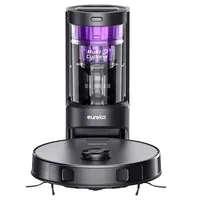 Eureka E10s Robot Vacuum and Mop, Self-Emptying Station, 4000Pa Suction, LiDAR Navigation, 180min Runtime, HEPA Filter, App Control, Pet Hair,Carpet & Floor