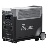 FOSSiBOT F3600 Pro Portable Power Station, 3840Wh LiFePO4 Battery, Max. 11520Wh Expansion, 3600W High AC Output, 2000W Max Solar Charge, 1.5h Full Charge, PD 100W, 13 Output Ports, LED Flashlight, UPS, APP Control