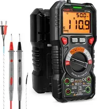 KAIWEETS HT118A Digital Multimeter - TRMS 6000 Counts, Auto-Ranging, AC/DC Voltage/Current/Resistance Tester