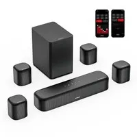 Ultimea Aura A60 7.1 Soundbar, Smart APP & Voice Control, BassMX Technology, 350W Peak Power, HDMI eARC, 4 Surround Speakers, for Smart TV