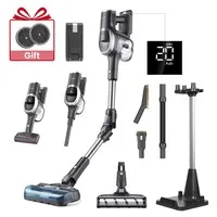JIMMY JV9 Pro Aqua Cordless Vacuum & Mop, 160AW Strong Suction, 65min Runtime, LED Display, Powerful Electric Brush for Wood & Tile
