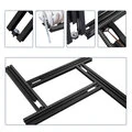 ENJOYWOOD Trimming Machine Guide Rails 400mm 800mm Adjustable Backing Auxiliary Guide Bracket Aluminum Alloy Milling Groove Engraving Guide Rail