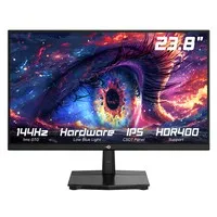 Refurbished TITAN ARMY P2418C Office Monitor, 23.8 inch 1920*1080 16:9 CSOT IPS Screen, 144Hz Refresh Rate, 1500:1 Contrast Ratio, 178° Viewing Angle, HDR400, 6 Scenario Modes, Low Blue Light & Flicker-free, Supports VESA Mount