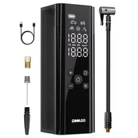GOOLOO GT150 Portable Tire Inflator, 150PSI Cordless Air Compressor, 7500mAh Battery, 5 Inflation Modes, 4X Faster Tire Pump, Pressure Gauge & Auto-Shutoff, For Car/ Motorcycle/Bicycle/Ball