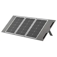 NEWSMY 100W Portable Solar Panel, 24.3% High Efficiency BC Cells, IP65 Waterproof, MC4/XT60/DC Output, Foldable Design, 4 Kickstands, for Camping, RV & Emergency Power, Power Station Compatible