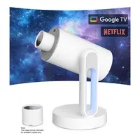 ETOE Starfish Plus Projector, Built-in Google TV, 140° Rotation, Native 1080p, 300 ANSI, 4K Decoding, WideVine L1, Touch Night Light, Automatic Keystone Correction & Auto Focus