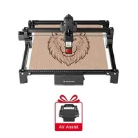 Mecpow X3S 7W Laser Engraver, 0.05x0.07mm Laser Spot, 10000mm/min High Speed, 360×360mm Workspace