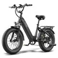 EU DIRECT FAFREES F20 Rover Electric Bike Cadence Sensor 48V 20AH Battery 250W Motor Recommended Top Speed 25KM or H 20+4_0inch Tires 75 100KM Max Mileage 150KG Max Load Electric Bicycle
