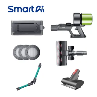 Original Vacuum Cleaner Accessories for SmartAI Vacuum Replacement Battery/HEPA Filters/Telescopic Tube/Brush