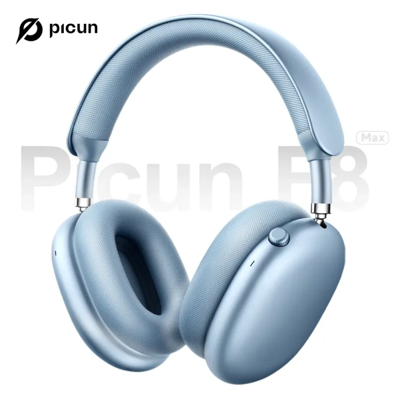 Picun F8MAX ANC Wireless Headphone 56dB Hybrid Active Noise Canceling Spatial Audio Earphone Bluetooth 6.0 Over Ear Headset 65H