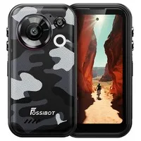 FOSSiBOT F116 Pro Rugged Smartphone, 12GB RAM + 256GB ROM, Dimensity 7300 5G Processor, 48MP OIS Action Camera, 50MP Main Camera, 4.0" 120Hz Display, 3700mAh Battery, Built-in 1/4" Mount, Android 16, IP68/IP69K/MIL-STD-810H, NFC - Gray